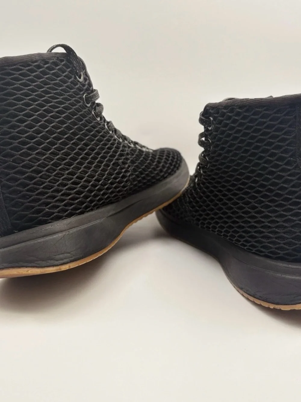 NOBULL Black High-Top Mesh Training Sneakers